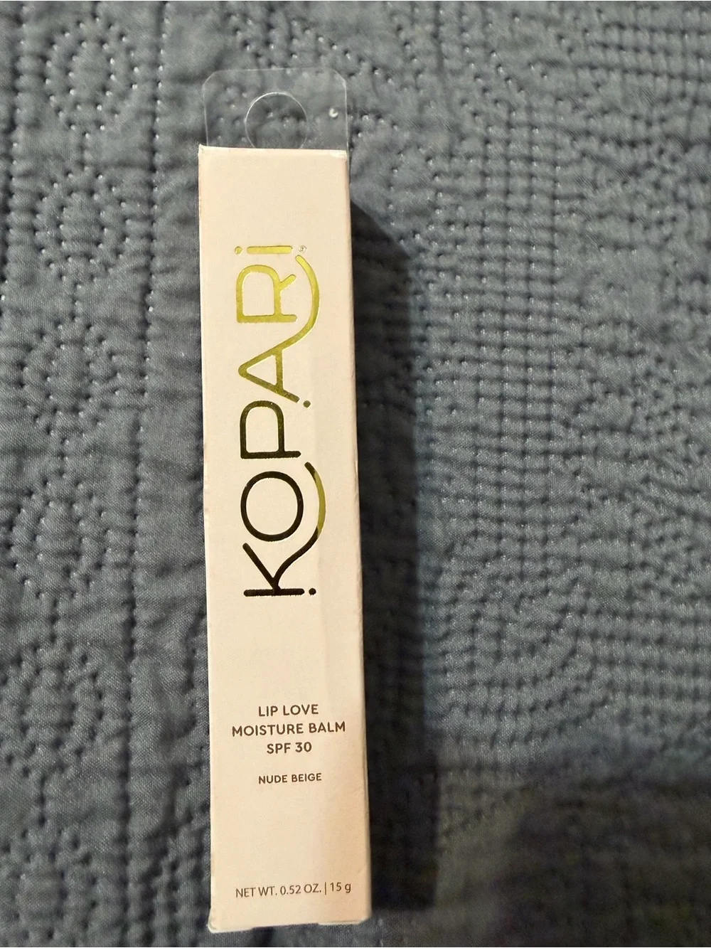 Kopari Lip Love Moisture Balm Tube in Nude Beige